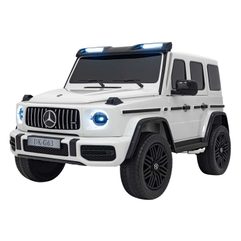 Auto na akumulator Mercedes Benz G63 AMG XXL STRONG Biały DK-G63.STRONG.BIA